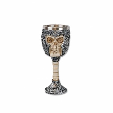 COPA DECORACION CALAVERA 19 CM
