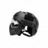 CASCO TIPO FAST Y MASCARA NEGRO DELTA TACTIC
