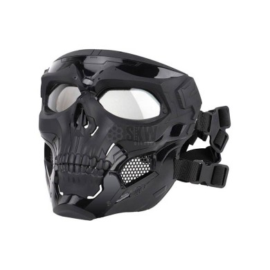 MASCARA COMPLETA SKULL NEGRA DELTA TACTIC