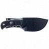CUCHILLO ENTERIZO MANGO GOMA NEGRO