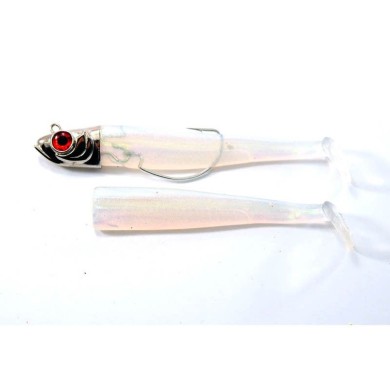 GT-BIO ROLLER SHAD 125, COMBO 23G WHITE SHAD