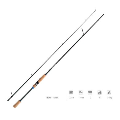 CAÑA NEXAVE SPINNING MOD-FAST 2,11M ACCION 3-14GR 2P