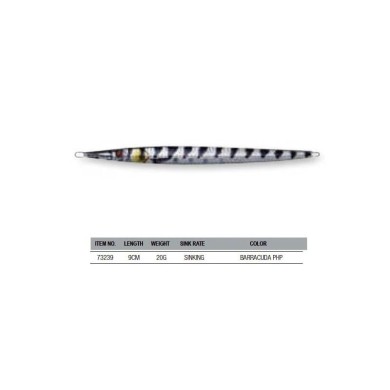SEÑUELO 3D NEEDLE JIG 9CM SINK BARRACUDA PHP