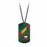 CHAPA MILITAR BRIPAC CON CADENA 3D