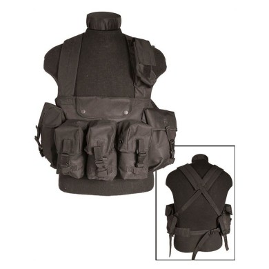 CHALECO  RIG 6 BOLSILLO NEGRO