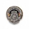 Anillo Policía Nacional de Acero Inoxidable Diseño Exclusivo