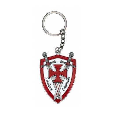 LLAVERO TEMPLARIO ESPADAS CRUZADAS
