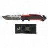 NAVAJA SEGURIDAD K25 ROJA/NEGRA