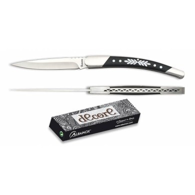 NAVAJA ALBAINOX NEGRA HOJA 9CM