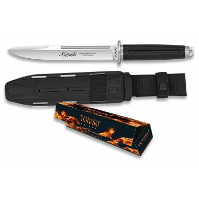 CUCHILLO TOKISU FUNDA PIEL CNC ENCORDADO