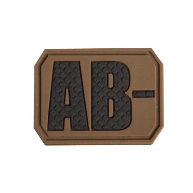 PARCHE 3D BLOOD BLOOD AB NEGATIVO DARK COYOTEC