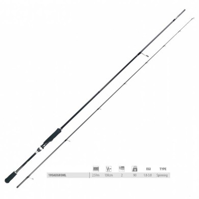 CAÑA SALTY ADVANCE SPINNING 2,51M EGI:1,8-3,8