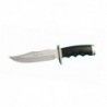 CUCHILLO PUÑO MADERA NEGRA Y ALPACA