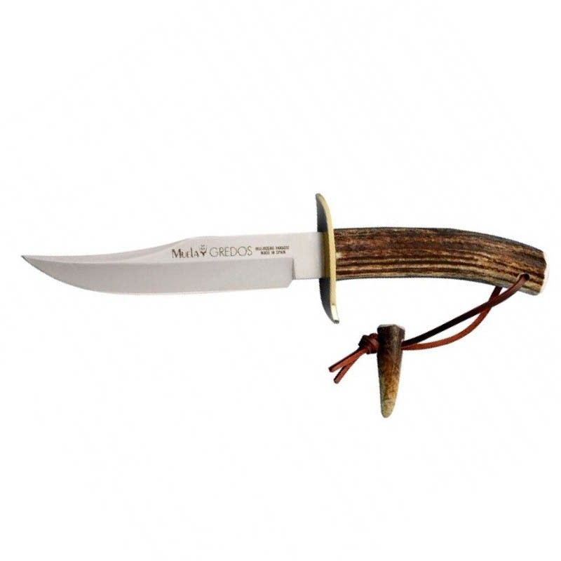 CUCHILLO PUÑO ASTA CIERVO Y ACERO INOX