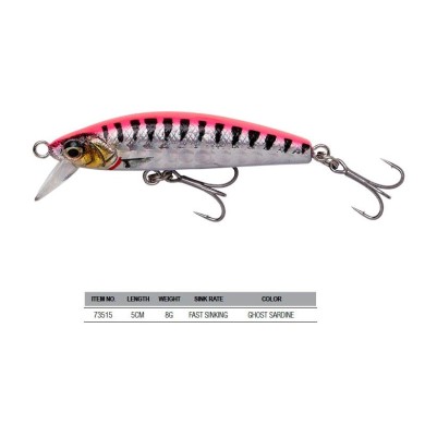 SEÑUELO GRAVITY MINNOW 5CM SINK PINK BARRACUDA