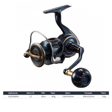 CARRETE SALTIGA 23 SW 5000 H