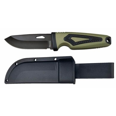 CUCHILLO ALBAINOX DOBLE INYECCION VERDE