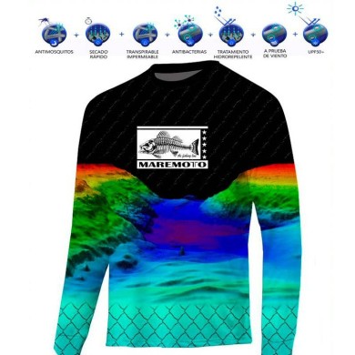 CAMISETA MANGA LARGA OCEAN SOUNDER  1016