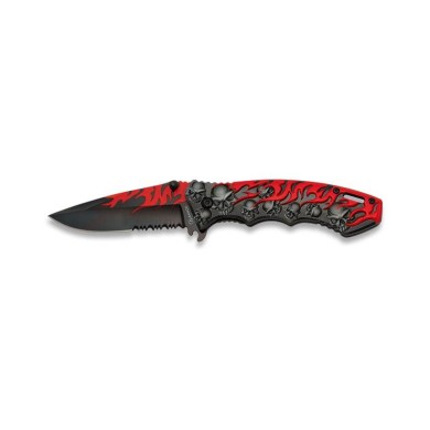 NAVAJA SKULL FLAMES 8,2 CM