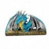 FIGURA RESINA DRAGON AZUL 15X9CM