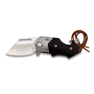 NAVAJA MINI ALBAINOX MADERA NEGRA