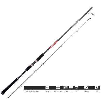 CAÑA HART TORO XEDITION 8MH 2,44 MT