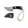 CUCHILLO MINI LLAVERO /LASER DAMASCO