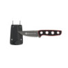 CUCHILLO K25 G10 ROJO-NEGRO TOTAL 13,5