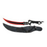 MACHETE ALBAINOX NEGRO /ROJO ANILLAS