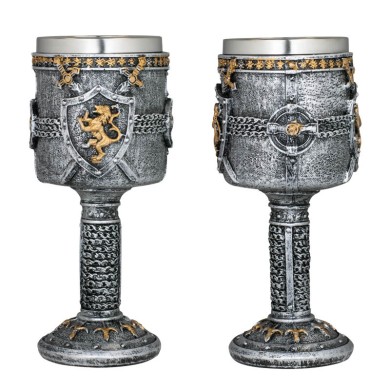 COPA RESINA ORNAMENTAL ESCUDO LEON