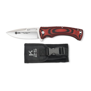 NAVAJA K25 CNC G10 ROJO-NEGRO H:9,8