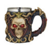 TAZA RESINA  ORNAMENTO  GOTHIC SKULL