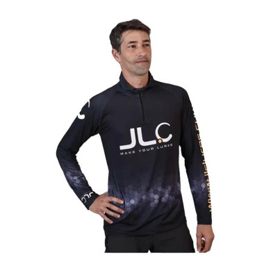CAMISETA TECNICA LYCRA JLC LURES MANGA LARGA HOMBRE NEGRA L