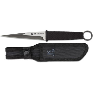 CUCHILLO TACTICO K25 HOJA MIXTA 12CM
