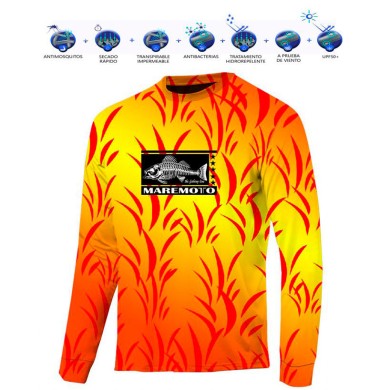 CAMISETA  MANGA LARGA VOLCANO  1014