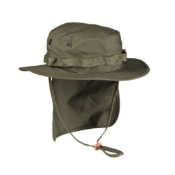 SOMBRERO BRIT.BOONIE R/S M.NECKFLAP OLIVA