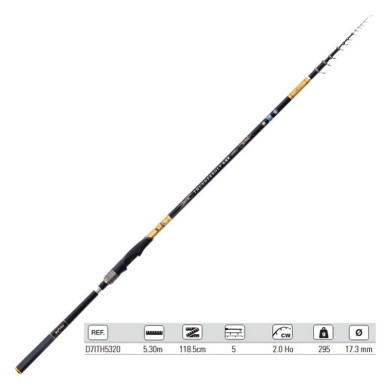 CAÑA H7DRA-ISO THUNDER 5.30M-5S-AC.2.0Ho