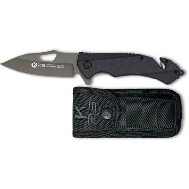 NAVAJA TACTICA K25 G10 NEGRO