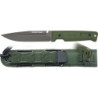 CUCHILLO TACTICO K25 PUÑO GOMA VERDE