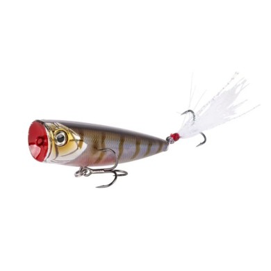 Señuelo Yasei Pure Pop F 60mm Wakasagi Tiger popper pesca depredadores