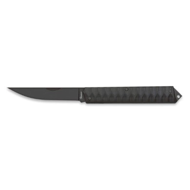 Navaja Albainox Pistón 7,8 cm Negra Compacta y Resistente