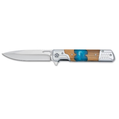 Navaja Albainox Virola Acero 10 cm |Madera y Acero