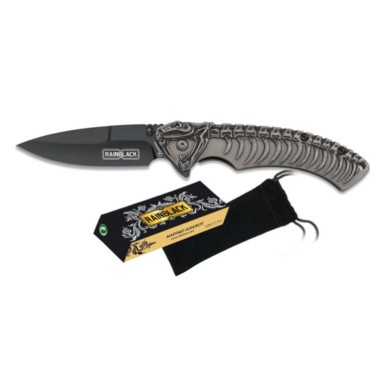 Navaja RainBlack Serpiente Esqueleto S Diseño Exclusivo