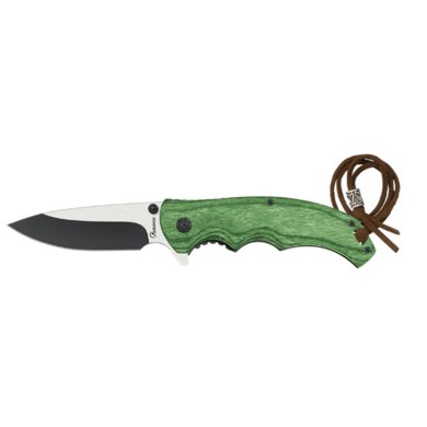 Navaja Albainox Pakkawood Verde 8,6 cm  Elegancia y Resistencia
