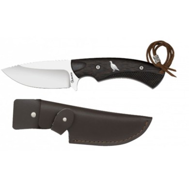 Cuchillo de Caza Albainox Diseño Perdiz.  Con Funda de PielMeta descripción