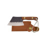 Cuchillo de Caza Llavero Albainox Hoja 4,10 cm Mango de Madera