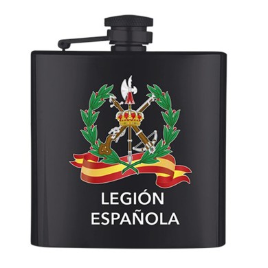 Petaca BARBARIC 6 Onzas Legión Española Acero Inoxidable