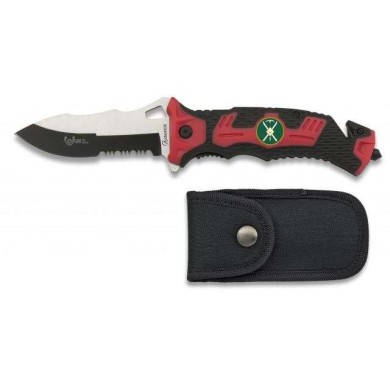 navaja Albainox roja sin chapa.hoja: 9.1