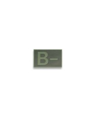 Parche goma ( B - ) Verde. (5.4 x 3.4cm)