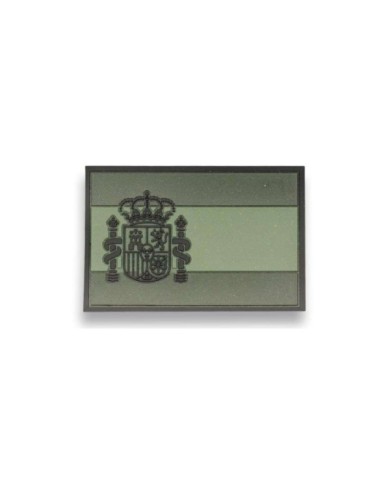 Parche goma ESPAÑA Verde. (5.4 x 3.4cm)